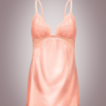 The front view of a pink Bodice Pink Lady Chemise